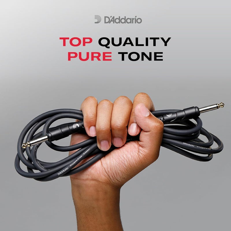 D'Addario Classic Series 10 Feet Instrument Cable - 1/4 Inch Male to 1/4 Inch Male - Image 3