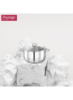 Prestige Prestige Stainless Steel 30 cm Casserole With Glass Lid, Induction Compatible Casserole  - Image 2