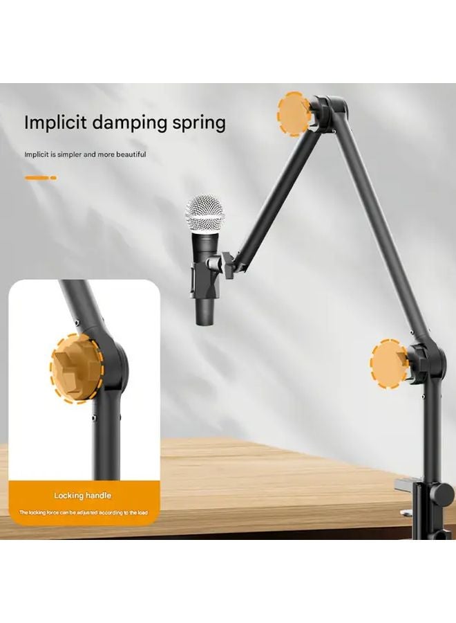 LS28 Bracket Universal Wireless Foldable Adjustable Microphone Stand For Live Broadcast - Image 3