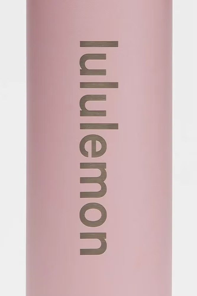 لولوليمون lululemon الفولاذ المقاوم للصدأ الرياضة فراغ زجاجة المياه، مناسبة لتعبئة المياه، الشاي المثلج، الشاي الساخن، إلخ. السعة هي 710 مل. - Image 4