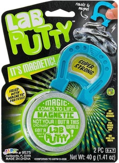 Ja-Ru JA-RU Lab Putty Magnetic Slime with Magnet Included (1 Unit) Magnetic Toy with Best Thinking Smart Crazy Stress Putty with Tin, Sensory Toy Stress Relief Party Favor Toy 9575-1B  - Image 1