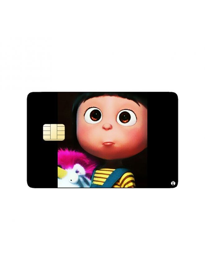 RKN PRINTED BANK CARD STICKER Animation Agnes From Despicable Me By Illumination - Image 1