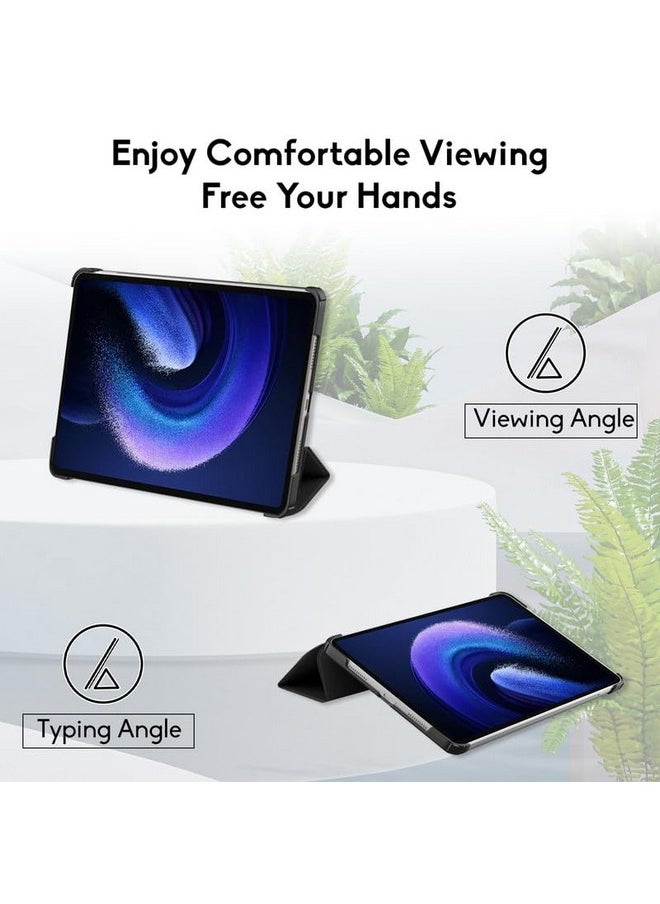 Robustrion - Robustrion Cover for Xiaomi Mi Pad 6 Cover, Trifold Flip Case Cover for Xiaomi Pad 6 11 inch, Support Auto Sleep Wake - Black - Image 1