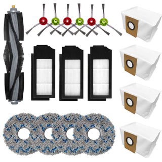 18 PCS Replacement Accessories Kit For Ecovacs Deebot X1 TURBO/OMNI Robot Vacuum Cleaner Parts, 1 Main Brush, 6 Side Brush, 3 Hepa Filter, 4 Mop Cloth, 4 Dust Bag - pzsku/Z9A1FC1E7ABDE105046BAZ/45/1749373361/77879aa0-7fef-49e4-92fb-7f8432fe16a6