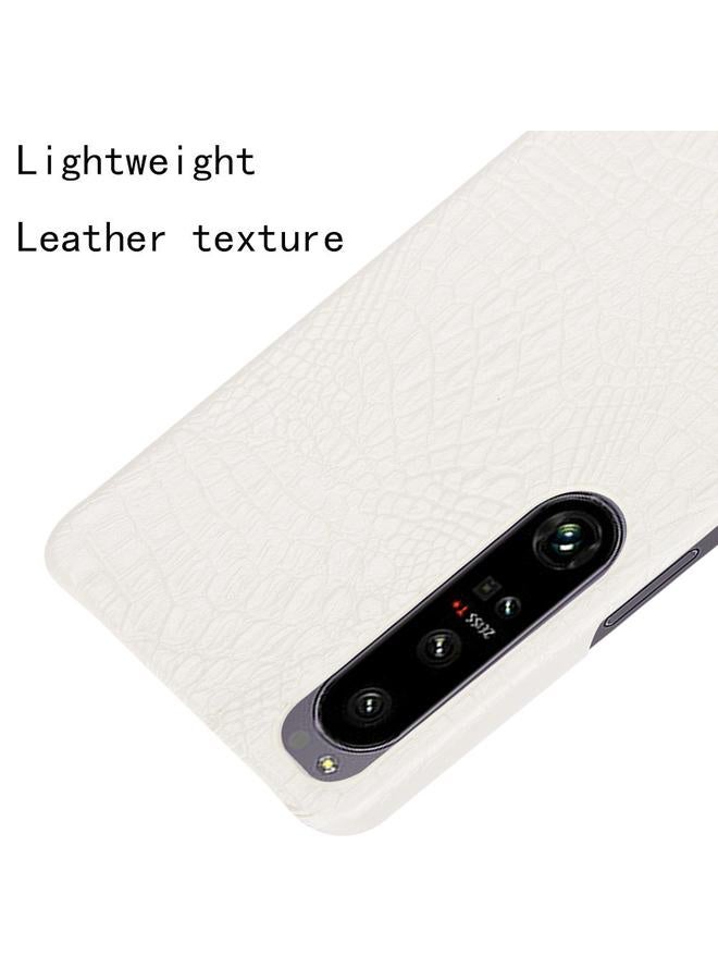 erorex Case For Sony Xperia 1 IV Shockproof Crocodile Texture PC + PU Case - Image 3