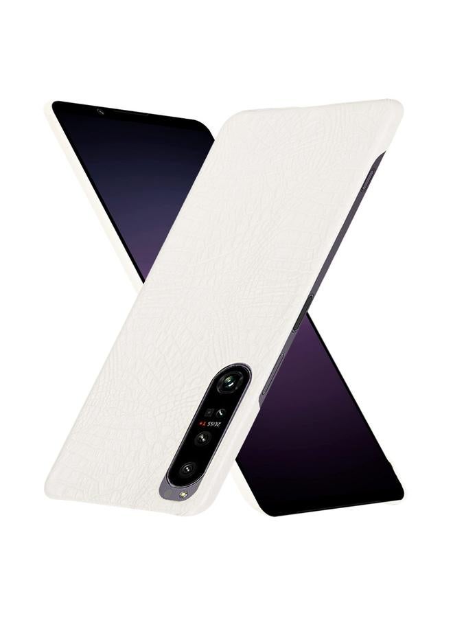 erorex Case For Sony Xperia 1 IV Shockproof Crocodile Texture PC + PU Case - Image 2