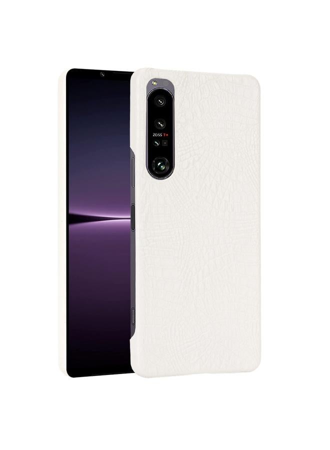 erorex Case For Sony Xperia 1 IV Shockproof Crocodile Texture PC + PU Case - Image 1