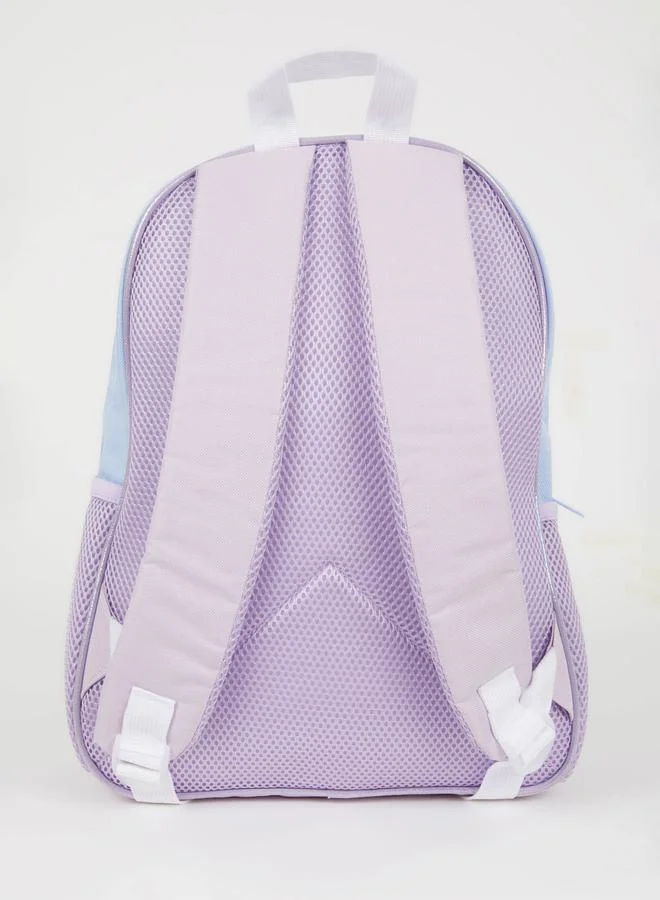 DeFacto Frozen Elsa Print Mesh Pocket Backpack by Styli