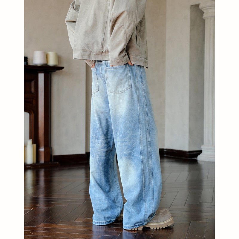 Unisex Casual Daily Denim Jeans - Image 5