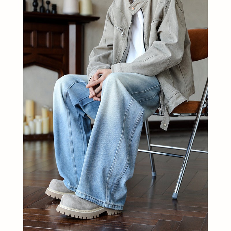 Unisex Casual Daily Denim Jeans - Image 3