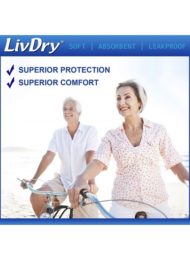 LIVDRY Ultimate XL Adult Incontinence Underwear, High Absorbency, Leak Cuff Protection, X-Large, 12-Pack  - Image 4
