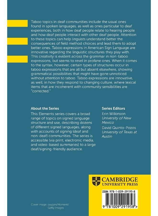 Taboo in Sign Languages