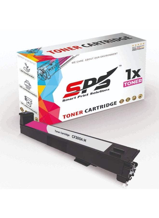 Smart Print Solutions SPS Compatible Toner Cartridges for HP - CF303A 827A | 1x Magenta | Yield upto 32,000 Pages - Image 1