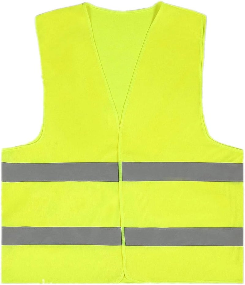 Spartan Reflective Jacket – High Visibility Safety Vest, Unisex Fluorescent Hi-Viz for Cycling, Running & Night Work, Adjustable, SP-9072