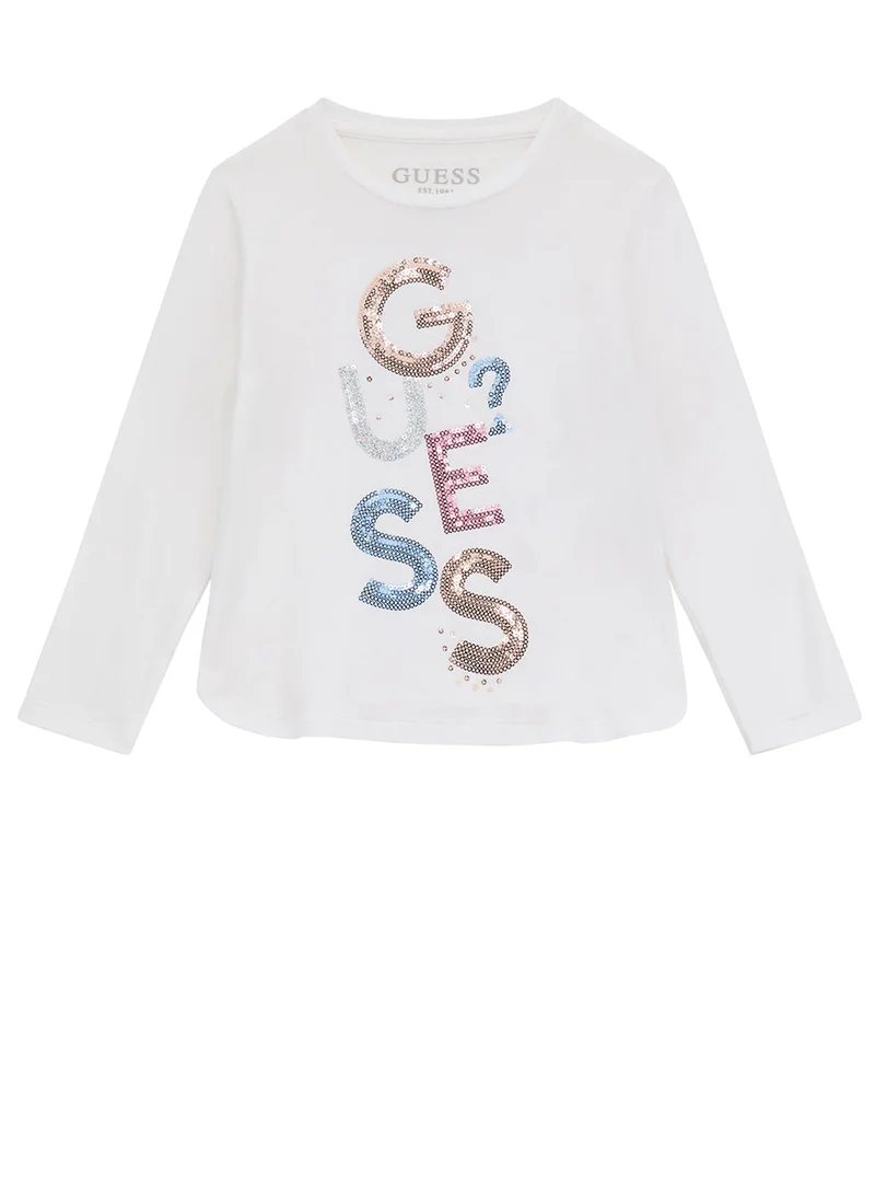 GUESS Kids Graphic Crew Neck T-Shirt