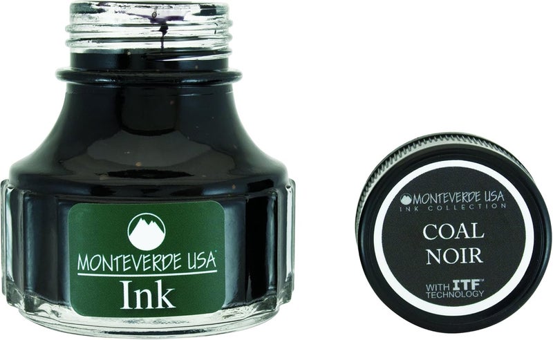Monteverde Bottle Ink, 90ml, Coal-Noir (G308LN) - Image 2