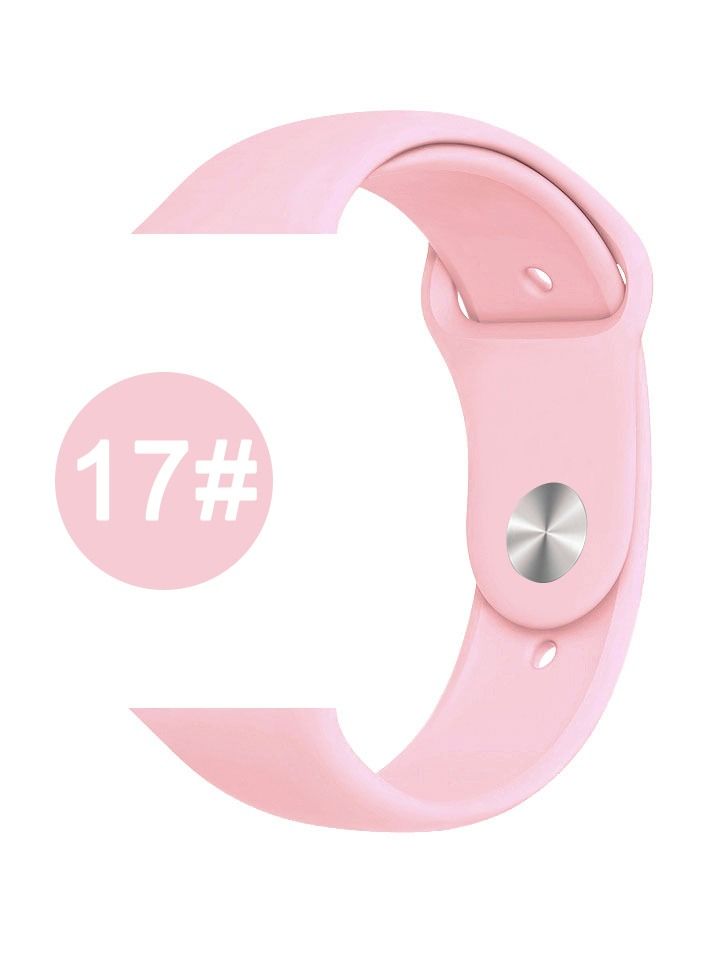 Soft Silicone Fitness Replacement Accessories Wristbands Straps for Apple iWatch Band Series 6/5/4/3/2/1/SE - 42/44mm - Image 2