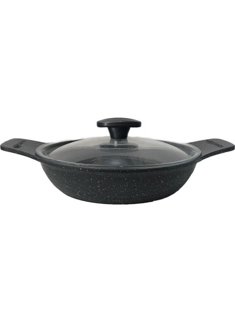 20 cm Fireproof Non-Stick Pot with Lid / Gray
