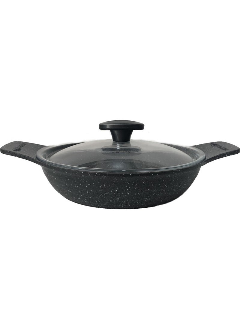 ThermoAD 20 cm Fireproof Non-Stick Pot with Lid / Gray  - Image 1