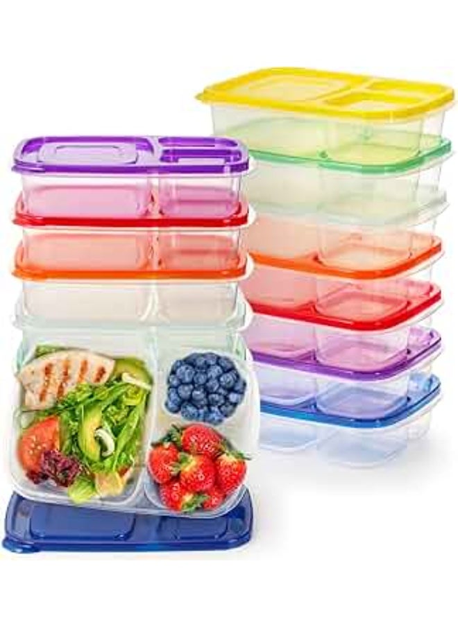 High-quality plastic rectangular lunch box - 2.2 liters - Code 1385 - Transparent with different color lid - Multi-color