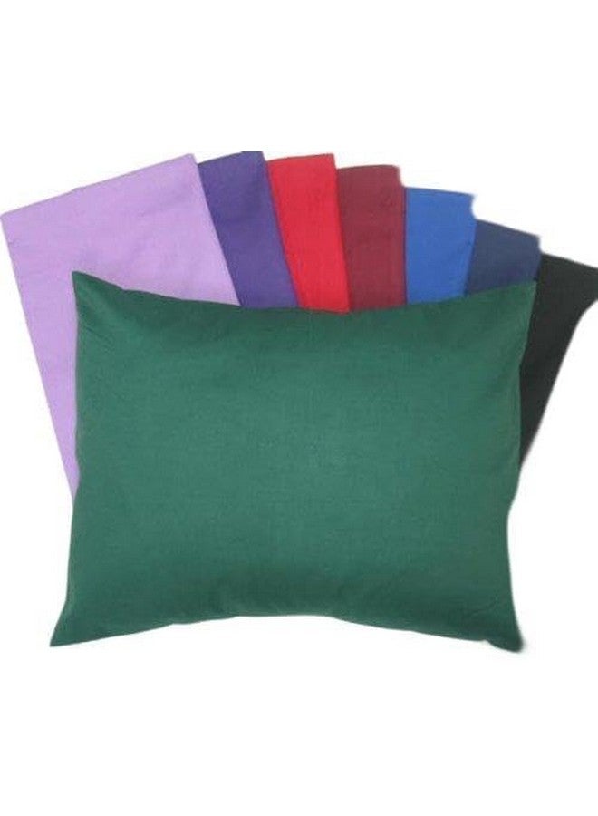 SheetWorld Comfy Travel Pillow Case - 100% Soft Cotton Percale - Rust - Made in USA