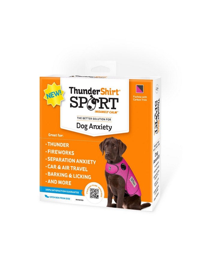 ThunderShirt for Dogs, XX Small, Fuchsia Sport - Dog Anxiety Relief Calming Vest - Image 2