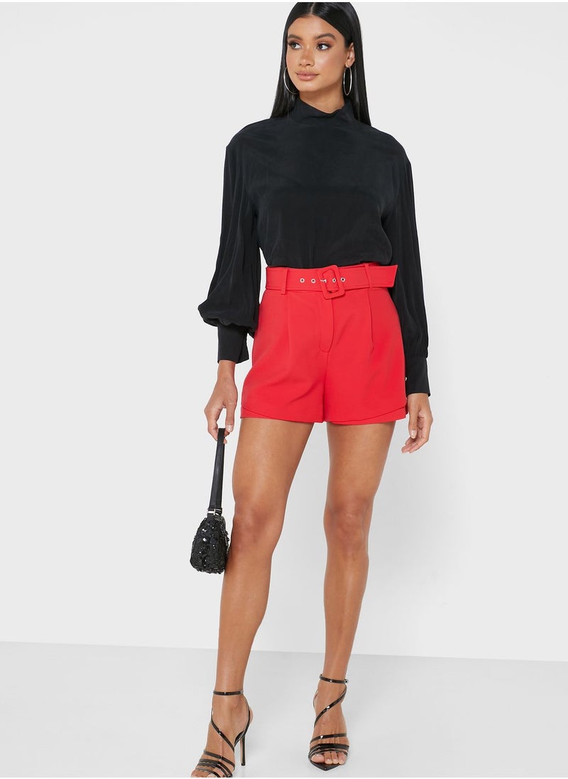 RIVER ISLAND - Belted Shorts - Image 1