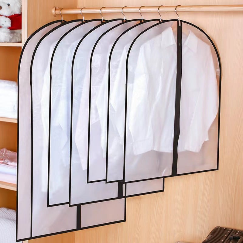 Creative Clothes Dust Cover Clothes Transparent Multipurpose Storage Dust Bag White Frosted Suit Dust Cover Factory - Image 4