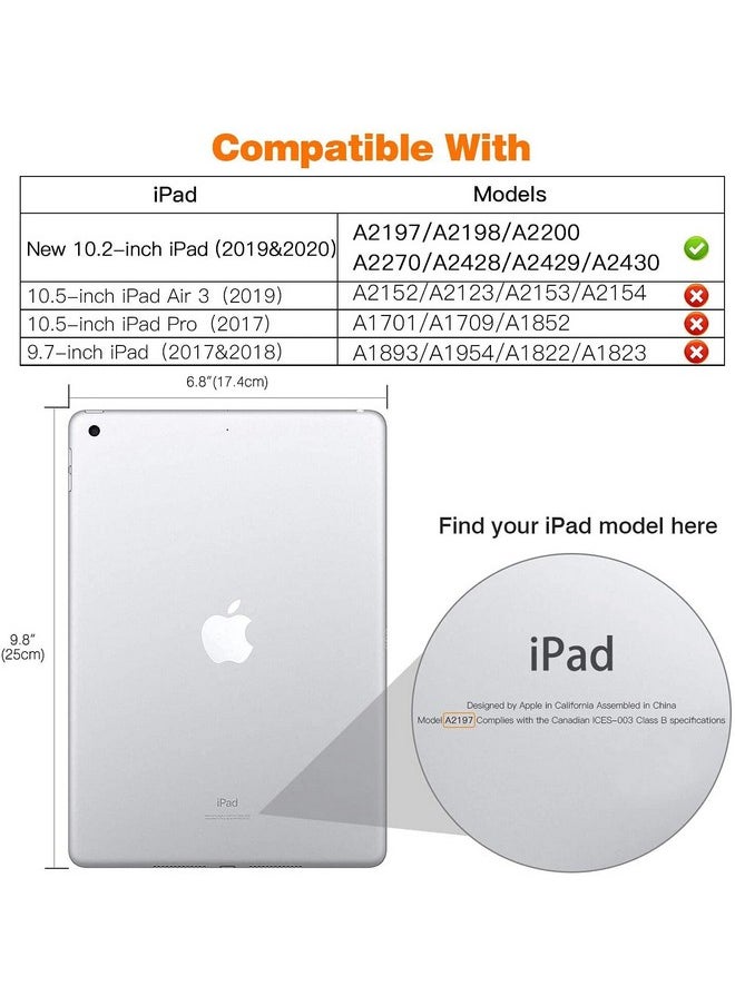 برو إليت - غطاء ProElite Smart Flip Case لجهاز Apple iPad 10.2" الجيل التاسع (2021) / الجيل الثامن / الجيل السابع مع قلم ستايلس، أخضر غامق - Image 1