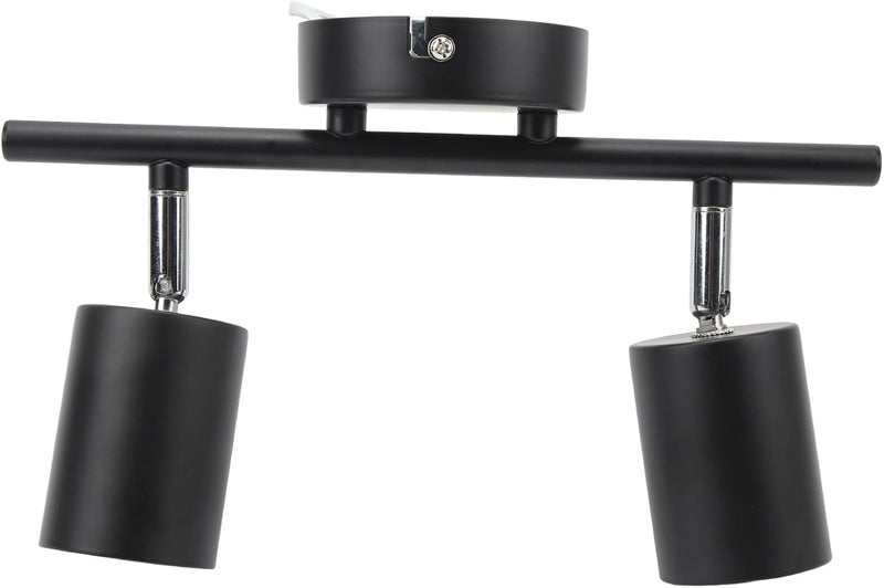 Track Light, Track Lighting Fixtures Ceiling 2 Heads LED Track Light Kit 90 Degrees Rotatable 2 Light Track Lighting Kit for Modern Kitchen Track Lighting Fixtures Ceiling - Image 3