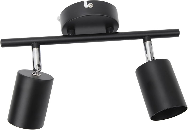 Track Light, Track Lighting Fixtures Ceiling 2 Heads LED Track Light Kit 90 Degrees Rotatable 2 Light Track Lighting Kit for Modern Kitchen Track Lighting Fixtures Ceiling - Image 5