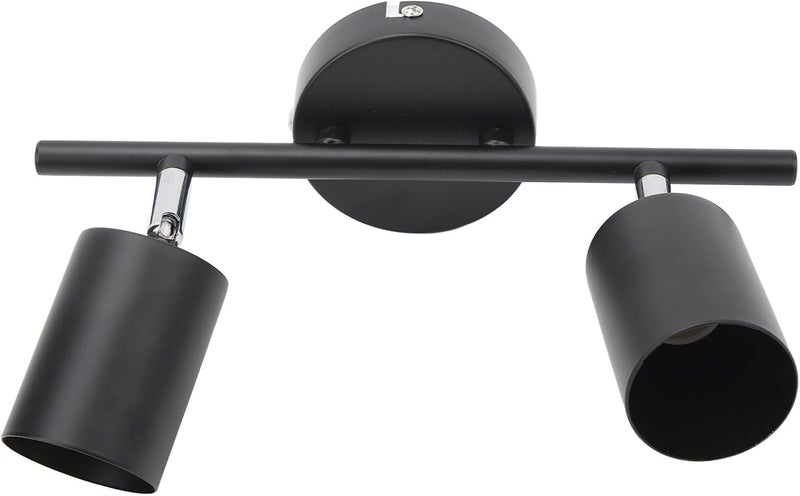 Track Light, Track Lighting Fixtures Ceiling 2 Heads LED Track Light Kit 90 Degrees Rotatable 2 Light Track Lighting Kit for Modern Kitchen Track Lighting Fixtures Ceiling - Image 2