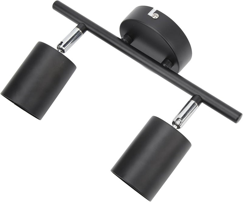 Track Light, Track Lighting Fixtures Ceiling 2 Heads LED Track Light Kit 90 Degrees Rotatable 2 Light Track Lighting Kit for Modern Kitchen Track Lighting Fixtures Ceiling - Image 4