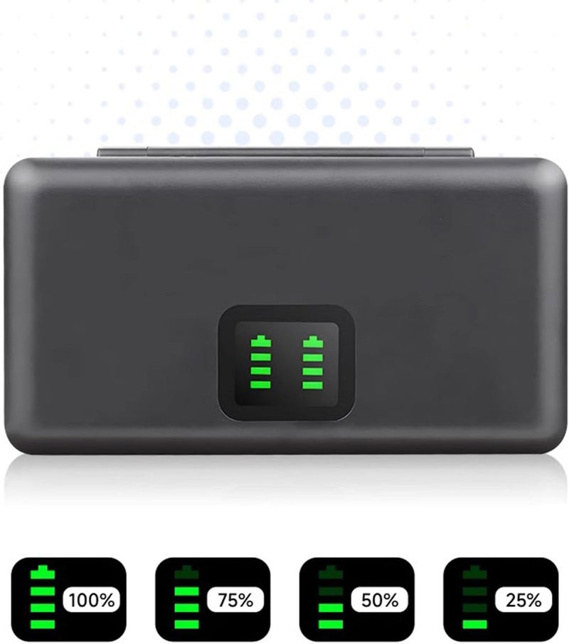 شاحن بطارية NP-BN1 (1000 مللي أمبير) (يشمل بطاريات المقطورة) متوافق مع كاميرات سوني Cyber-shot DSC-TX5 وTX7C وTX9C وTX10 وDSC-W310 وW320 وW330 وDSC-T99 وT99DC وT110D - Image 3