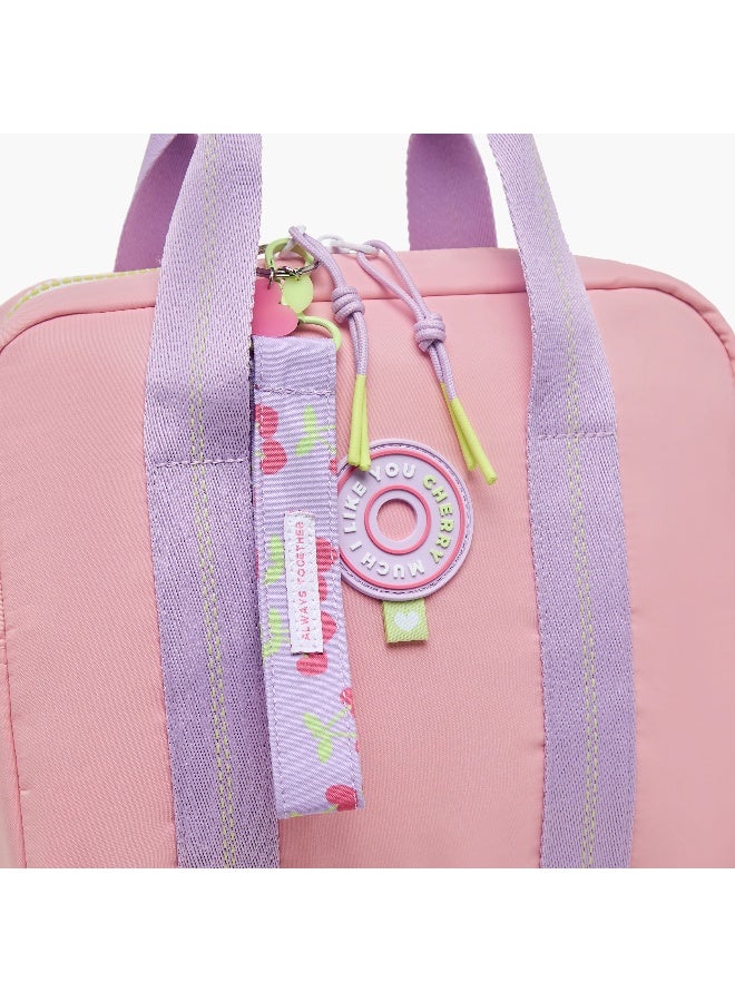Mayfair Lunch/Cooler - Bagcherry Always Together-1 Compartment (Nylon) Pink & Lilac \ 25X21X14 - Image 4