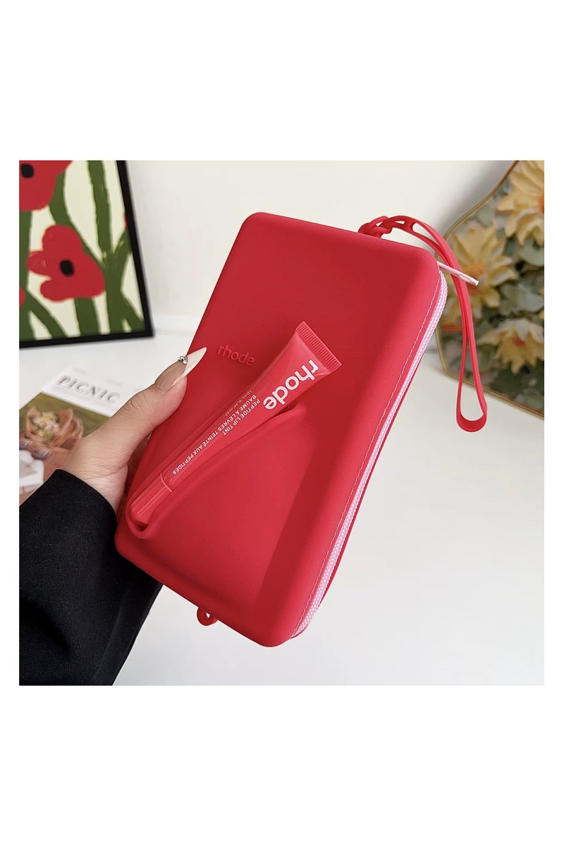 rhode Mobile Crossbody Pouch for Smartphone with Adjustable Strap and Lip Gloss – Stylish Phone Holder Bag 