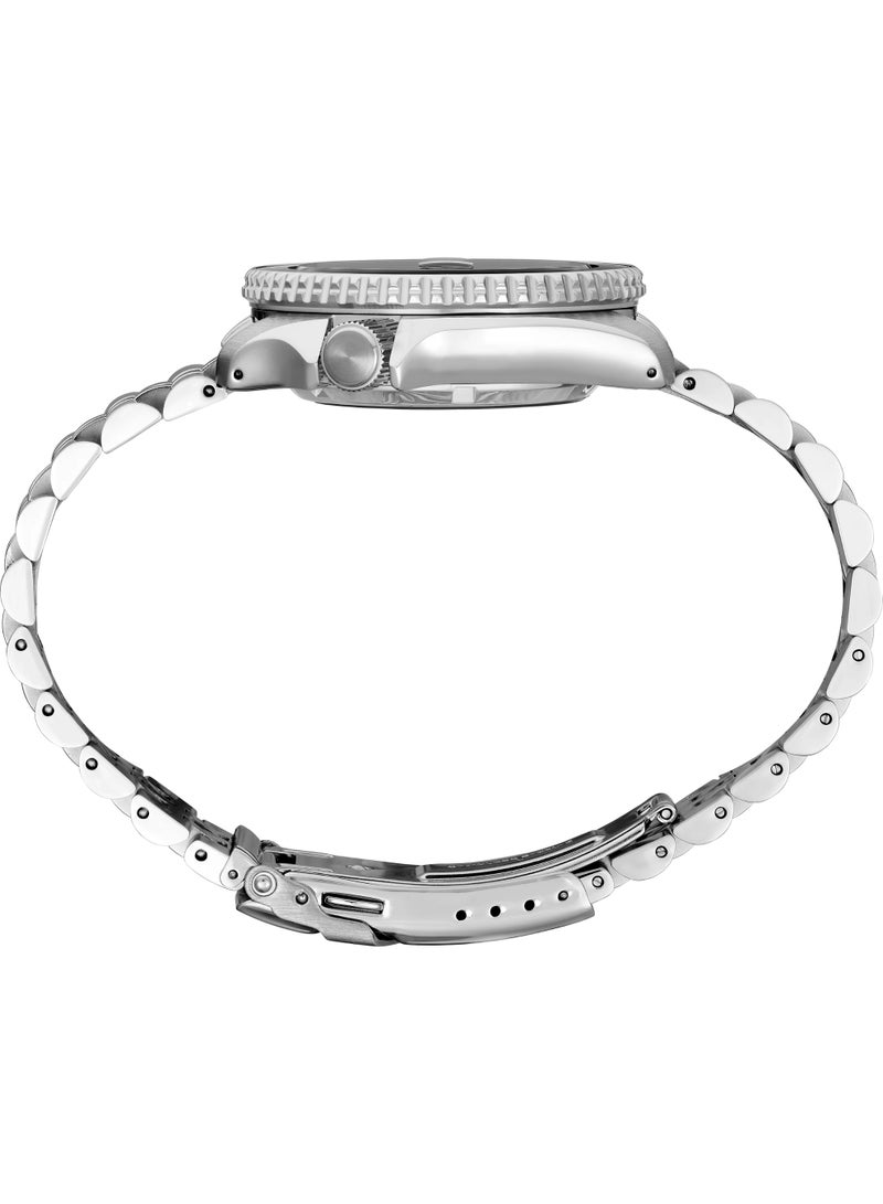Seiko 5 Sports SSK019 GMT Automatic Men's Watch | SKX Heritage Charcoal Gray Dial Stainless Steel - Image 2
