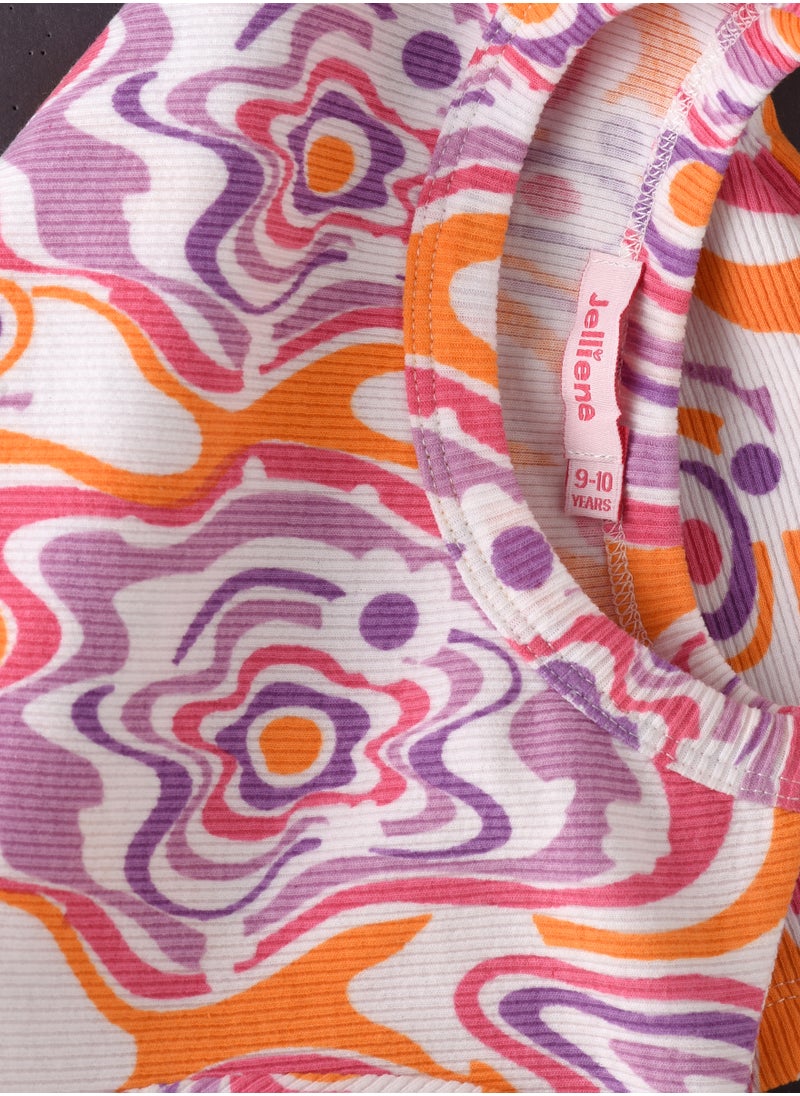 Jelliene Sunshine Squad: Girls' Comfy Cotton Tees Playful Prints & Summer Fun  - Image 4