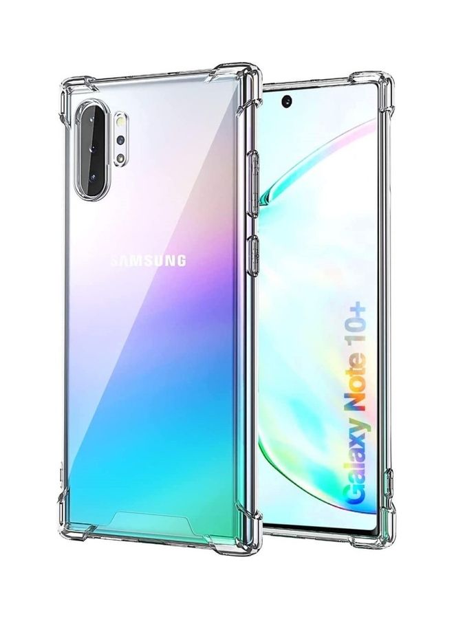 vesus Samsung Galaxy Note 10 Plus Case Clear Soft TPU PC Shock Absorption Airbag Bumper Corner Anti-Fall Flexible Transparent Back Cover 6.8 inch Clear