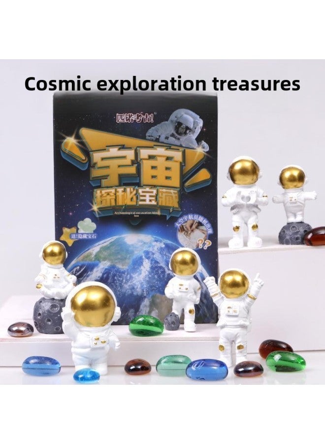 لعبة حفر أثرية من Pinot، نموذج كوكبي من ثمانية كواكب، تعليم العلوم الفلكية، هدية للأطفال في صندوق أعمى - اللون: [لا يتضمن الإصدار الجانبي أدوات التعبئة والتغليف] استكشاف الكواكب والقمر والكائنات الفضائية (من الأكثر فعالية من حيث التكلفة شراء 24 قطعة في صندوق) - Image 4