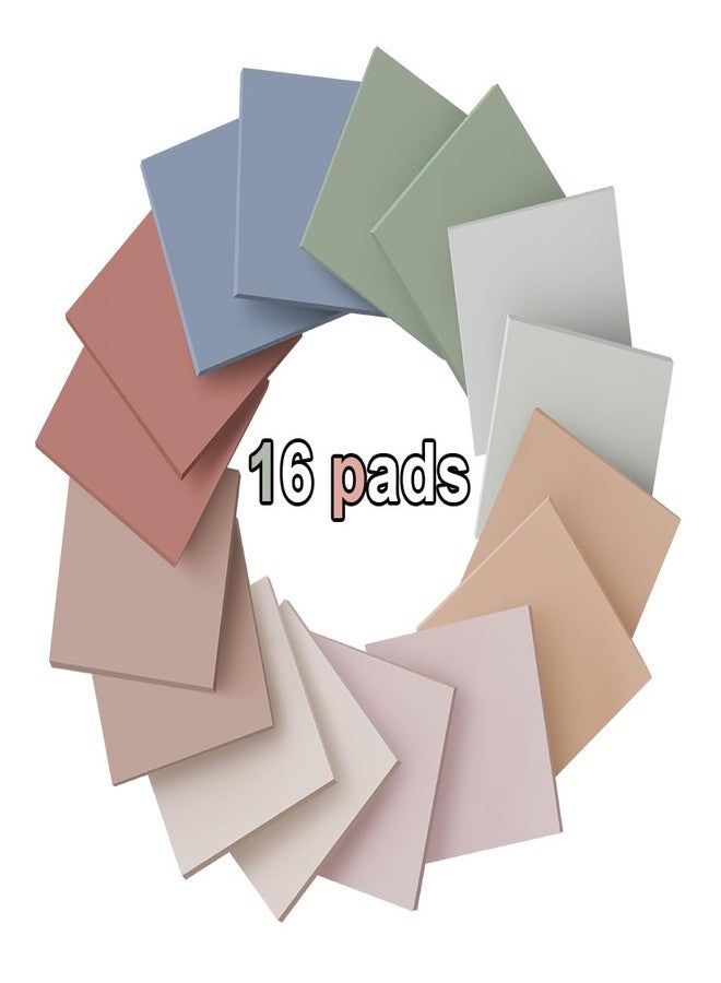 Kozerite (16 Pack) Pop Up Sticky Notes 3x3 in Accordion Stickies Super Sticking Power Memo Pads Vintage Colors - Image 2