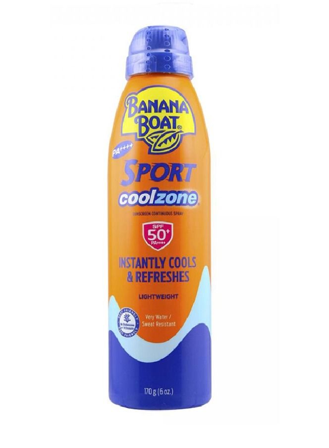بانانا بوت بخاخ سبورت كول زون للوقاية من الشمس +SPF 50 مقاوم للماء والتعرق - 170 جم - Image 1