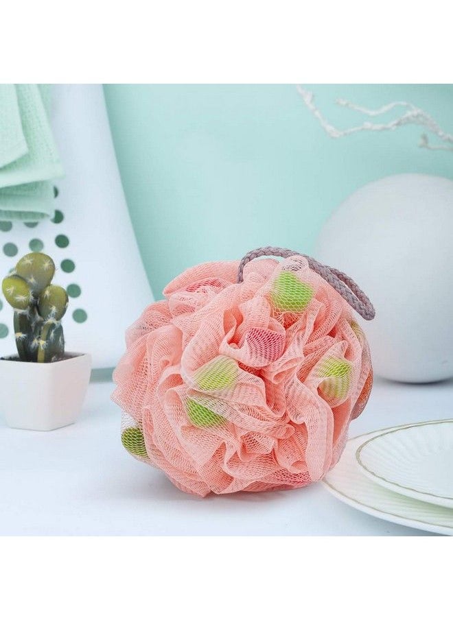 Four Season - Bath Loofah Sponge Shower Sponge Loofahs Mesh Pouf Soft Body Scrubber Ball Exfoliating Bath Sponge For Women And Men ;For Silky Skin Full Cleanse Rich Lather (Pack Of 2) [Color May Vary] - Image 1
