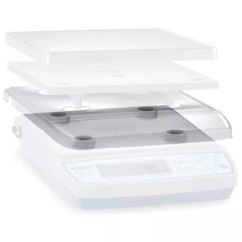 CV075 ClearShield Weighing Scale Protective Cover | Food Preparation Accessory for Restaurant Bakery Buffet Catering | Compatible for BRV-480, 9.75"L x 11.75"W x 0.75"H, ABS Plastic (Pack of 3)