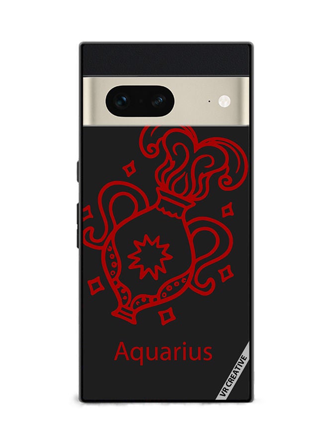 VR CREATIVE Protective Case Cover For Google Pixel 7 Aquarius Zodiac Signs Design Multicolour - Image 1