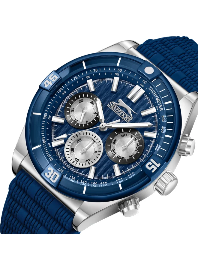 Slazenger Men's Silicone Multi Function Watch SL.9.2389.2.06 - 44 mm