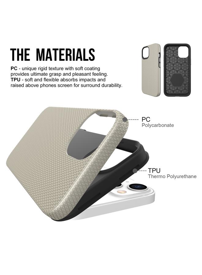 S-TOP Case For iPhone 14 Triangle Armor Texture Phone Case - Image 4