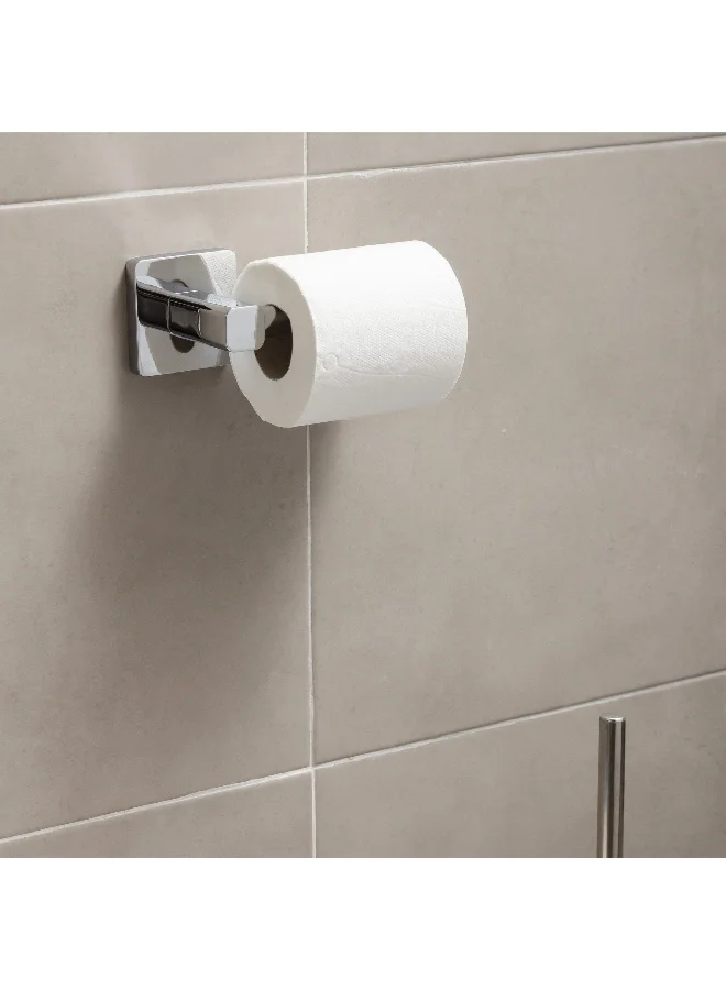 TATAY Kalo Wall Mounted Durable Aluminum Uncovered Paper Holder Silver 16 x 6.5 x 6 cm 6320300