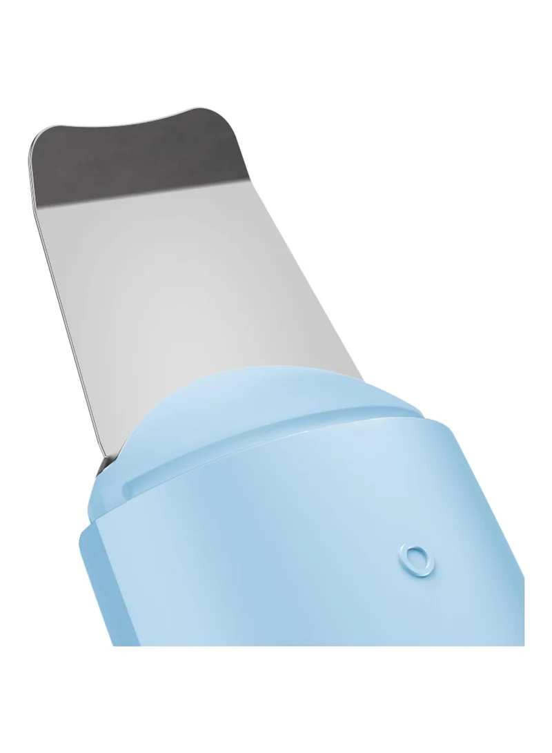 GESKE SmartAppGuided MicroCurrent Skin Scrubber & Blackhead Remover, 9 in 1, Skincare Tools, Face Cleaning, Anti Ageing and Cleansing, Professional Face Tightening, Blackhead Remover,- Aquamarine