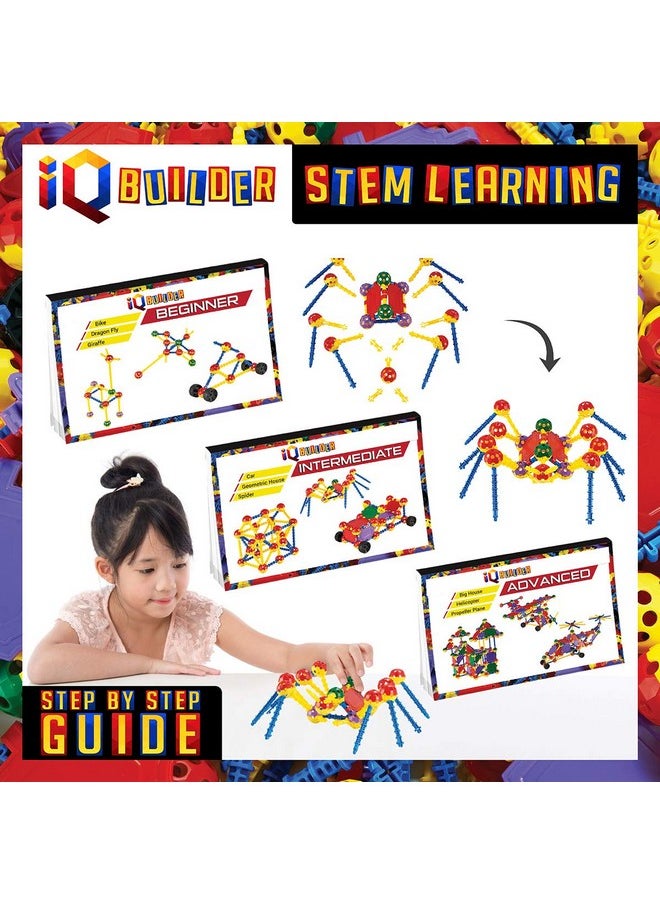 IQ BUILDER IQ BUILDER | STEM Learning Toys | Creative Construction Engineering | Fun Educational Building Blocks Toy Set for Boys and Girls Ages 5 6 7 8 9 10 Year Old + | Best Toy Gift for Kids | Activity Game  - Image 2